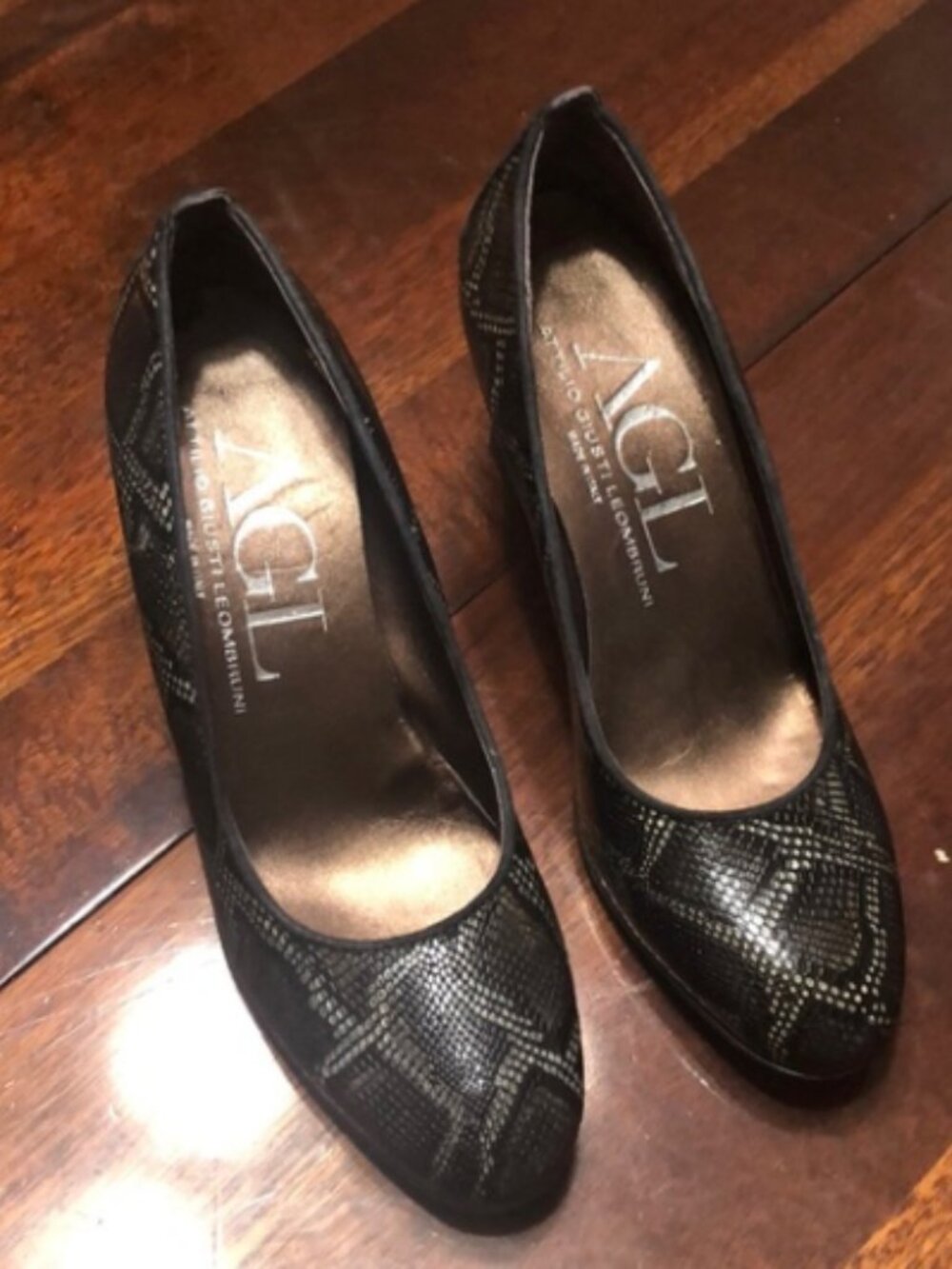 AGL attilio‎ giusti leombruni heeled shoes size 37.5